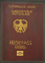"Reisepass, Kölner Straße 176", 2006, 95x45, Acryl auf Leinwand