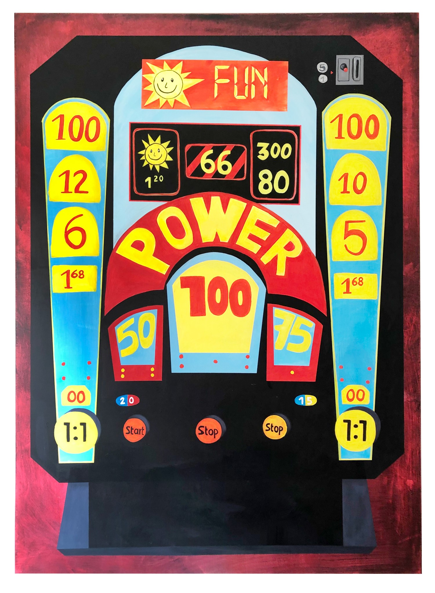 "Litro-Pinte", Acryl auf Leinwand, 130x90, 2021